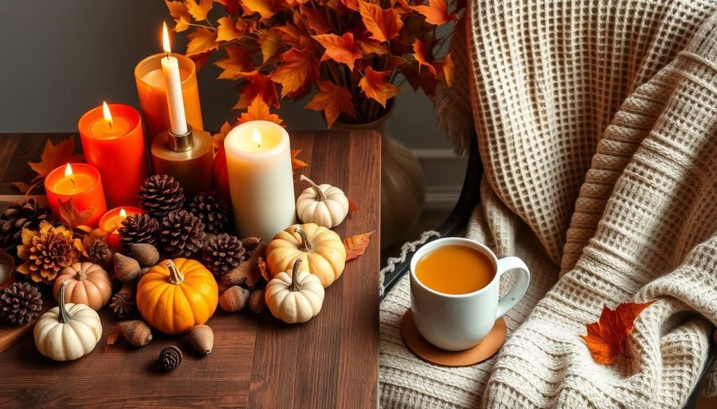 Autumn decor ideas with scented elements