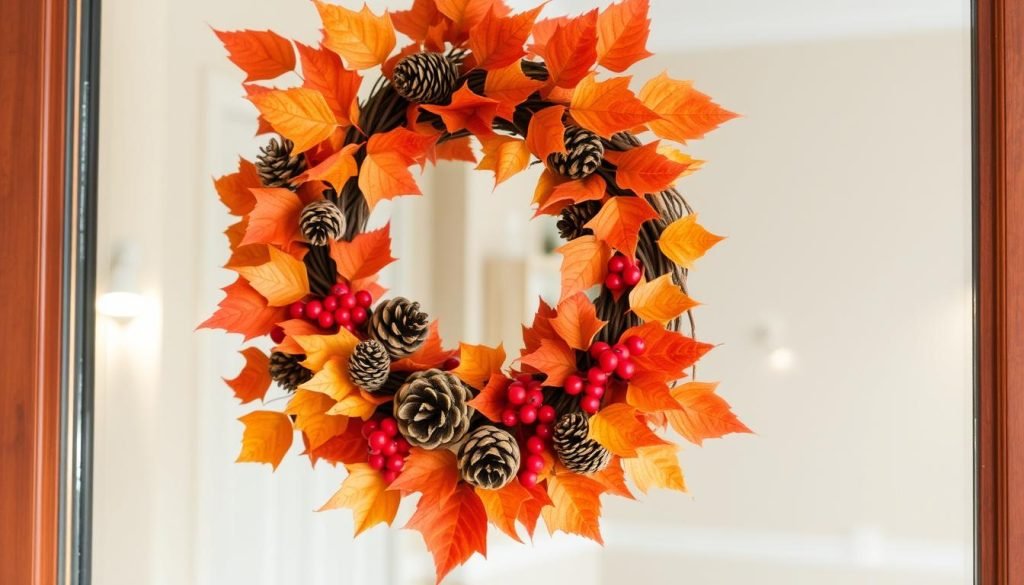 DIY festive wreath for affordable home decor