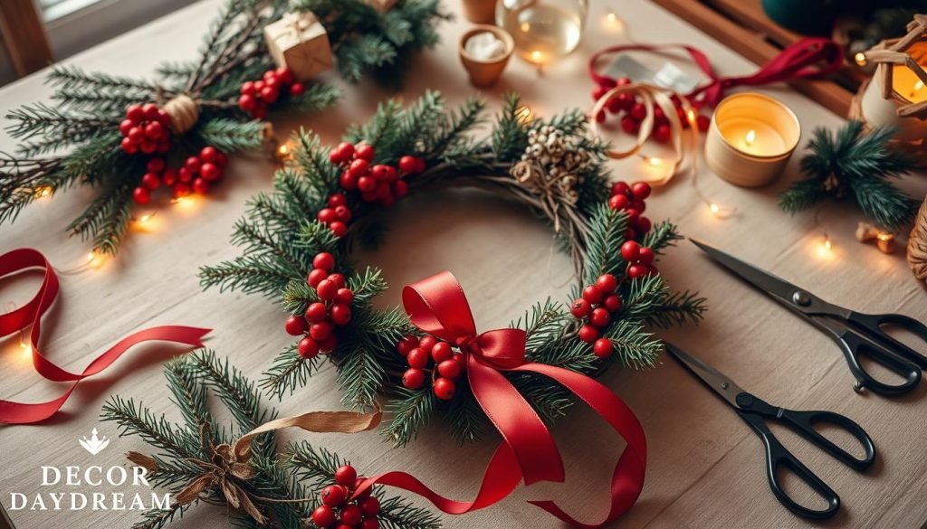 christmas wreath tutorial