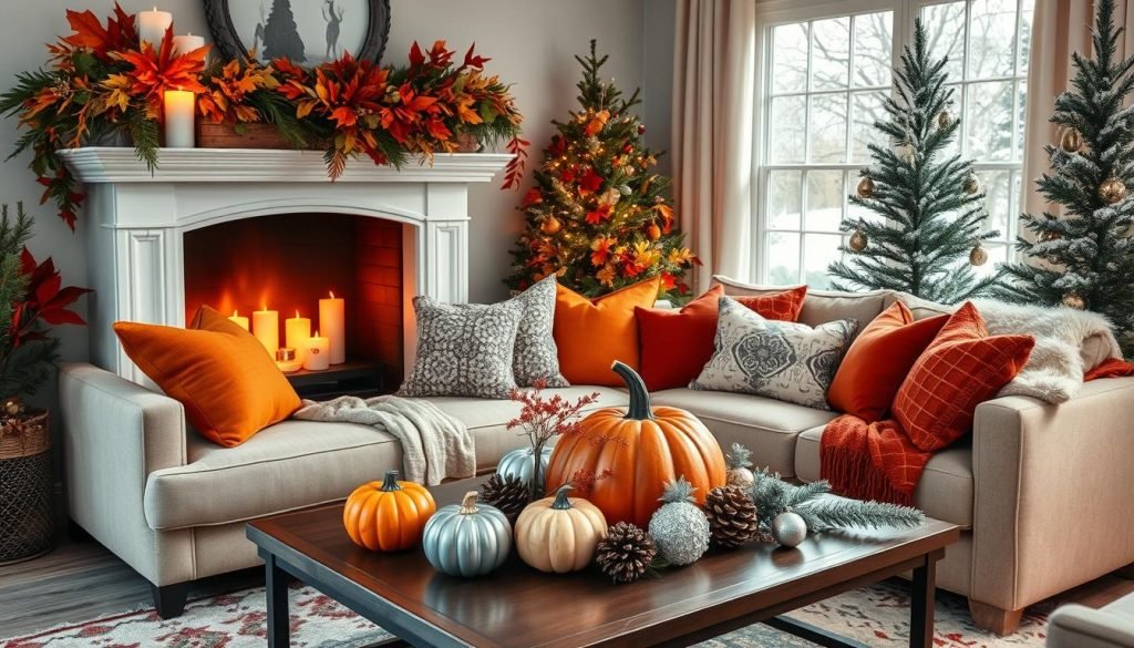 fall to winter decor transition