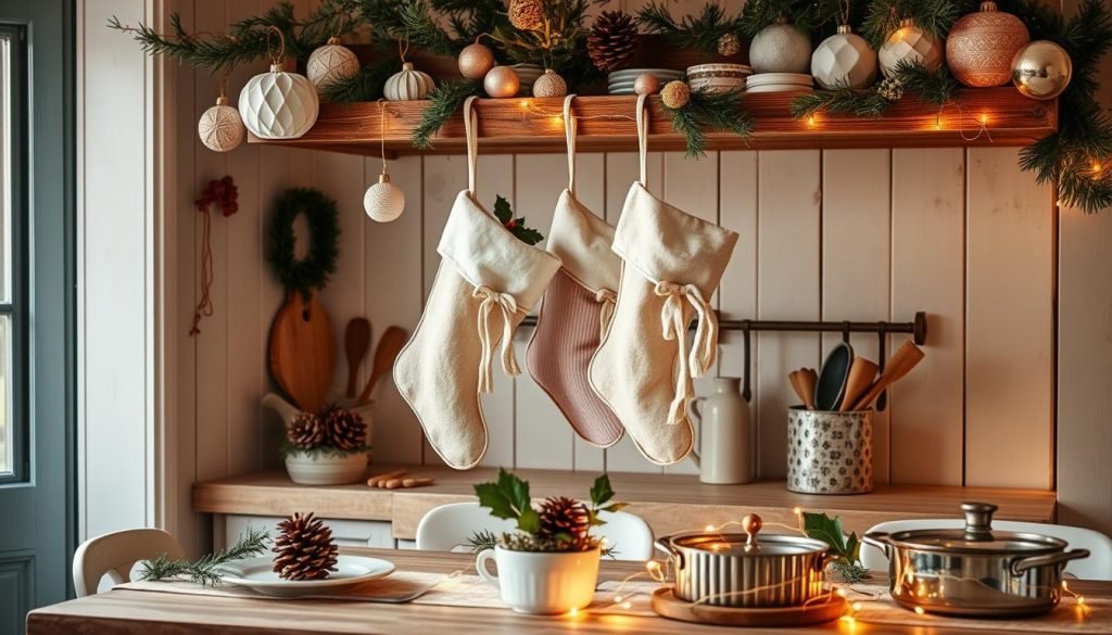 DIY Christmas decorations for kitchen