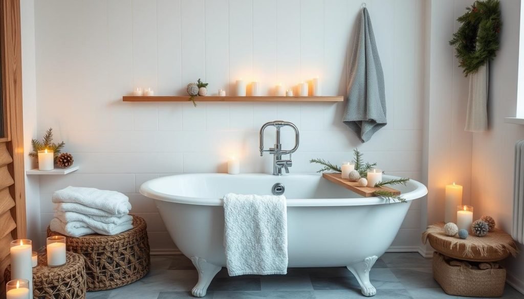 hygge bathroom decor