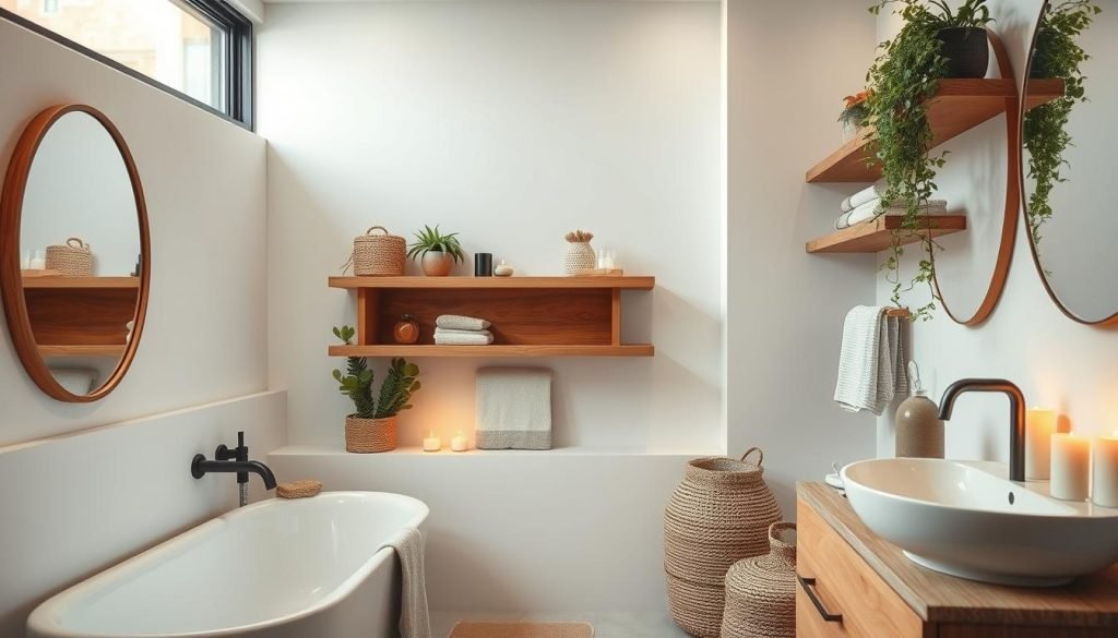 natural bathroom decor