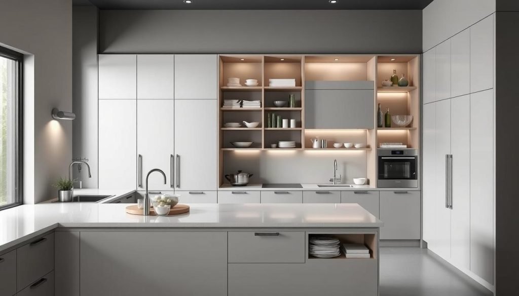 contemporary kitchen storage solutions