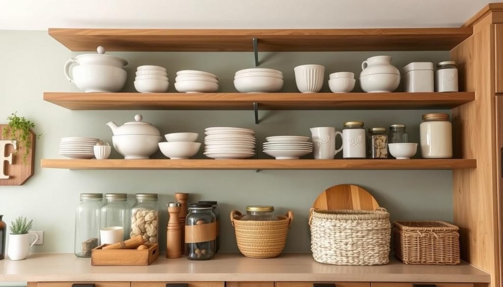 country farmhouse kitchen storage