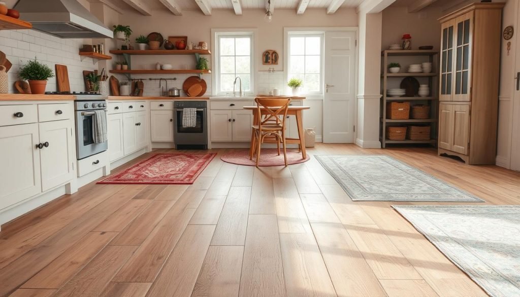 farmhouse kitchen flooring