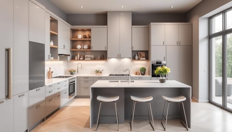 luxury kitchen in a small space