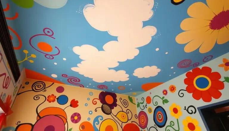 playful wall and ceiling designs
