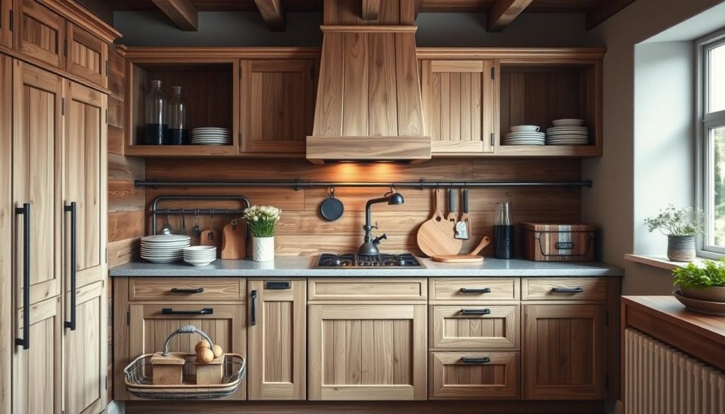 rustic kitchen cabinets